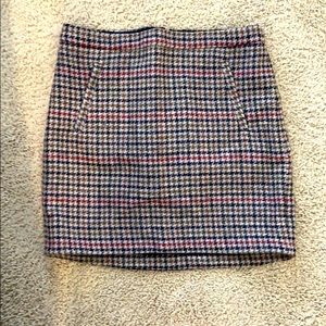 JCrew tweed skirt